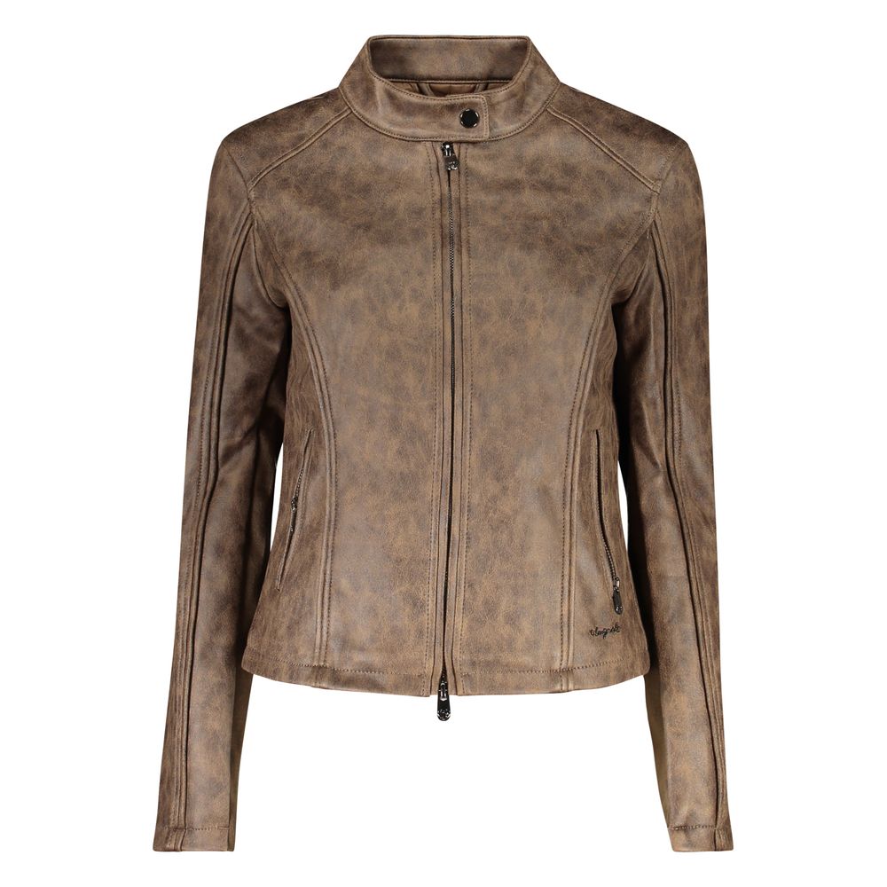 Desigual Verde Poliuretano Women Jacket | Regal Royce