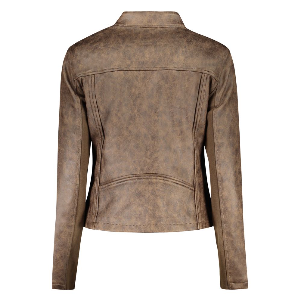 Desigual Verde Poliuretano Women Jacket | Regal Royce