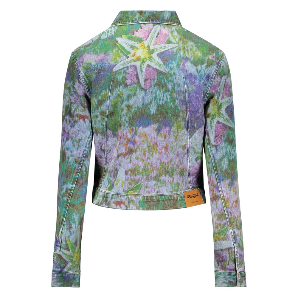 Desigual Blu Cotton Woman Jacket | Regal Royce