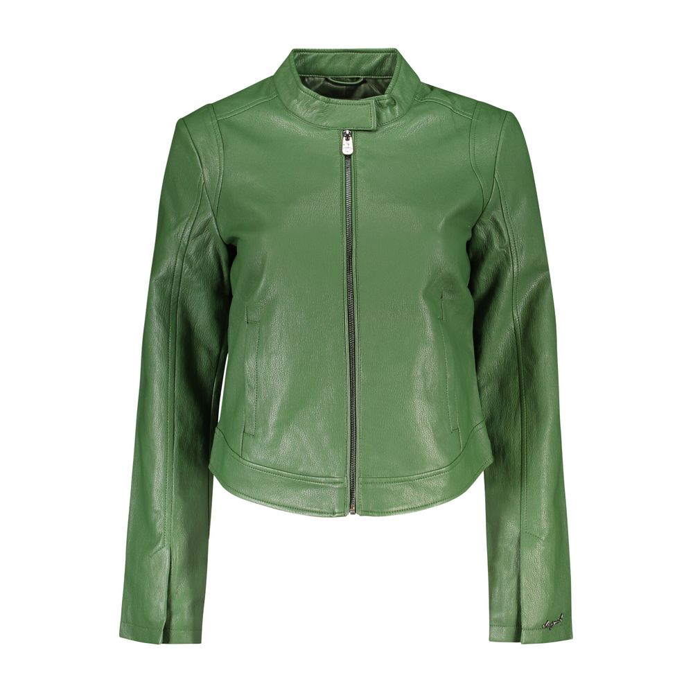 Desigual Verde Poliuretano Women Jacket | Regal Royce