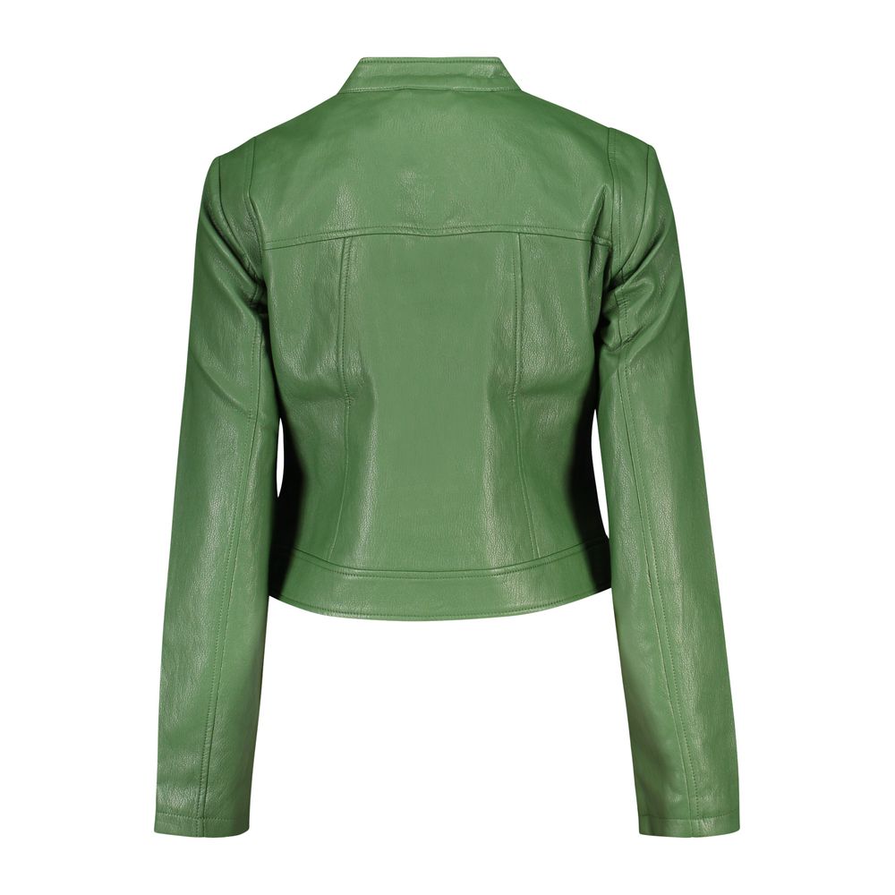 Desigual Verde Poliuretano Women Jacket | Regal Royce