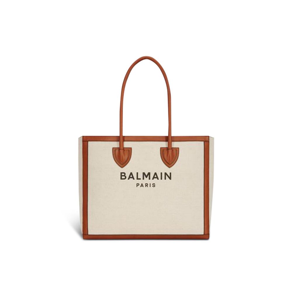 Balmain Beige Cotton Tote Bag | Regal Royce