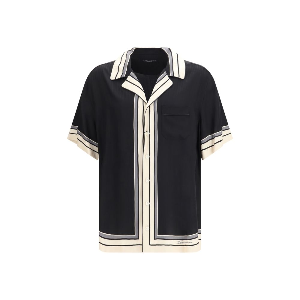 Dolce & Gabbana Multicolor Silk Pattern Shirt | Regal Royce