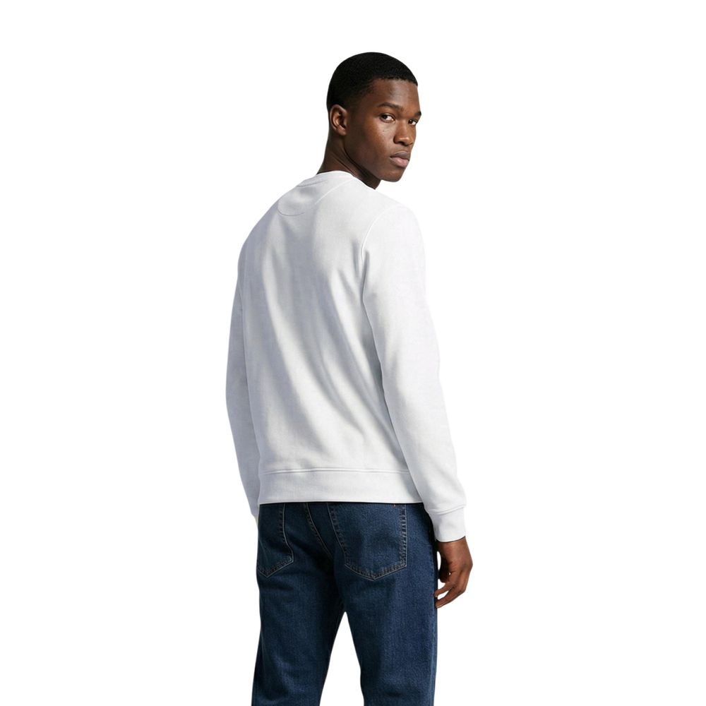 Lyle & Scott White Cotton Sweatshirt | Regal Royce