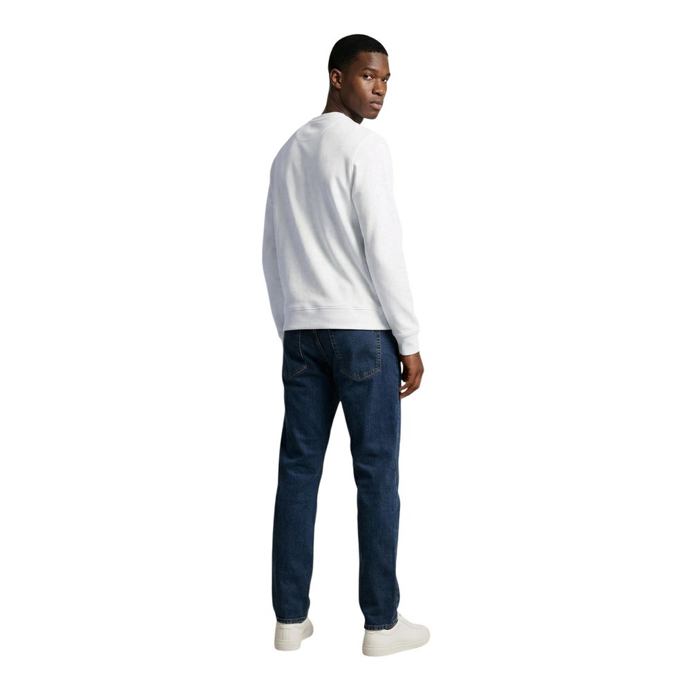 Lyle & Scott White Cotton Sweatshirt | Regal Royce