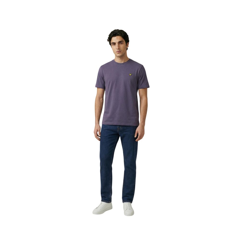 Lyle & Scott Purple Cotton T-Shirt | Regal Royce