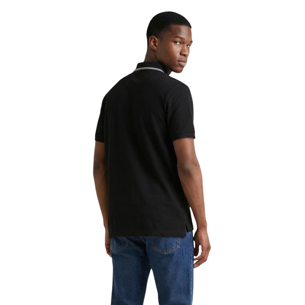 Colmar Originals Black Cotton Polo Shirt | Regal Royce