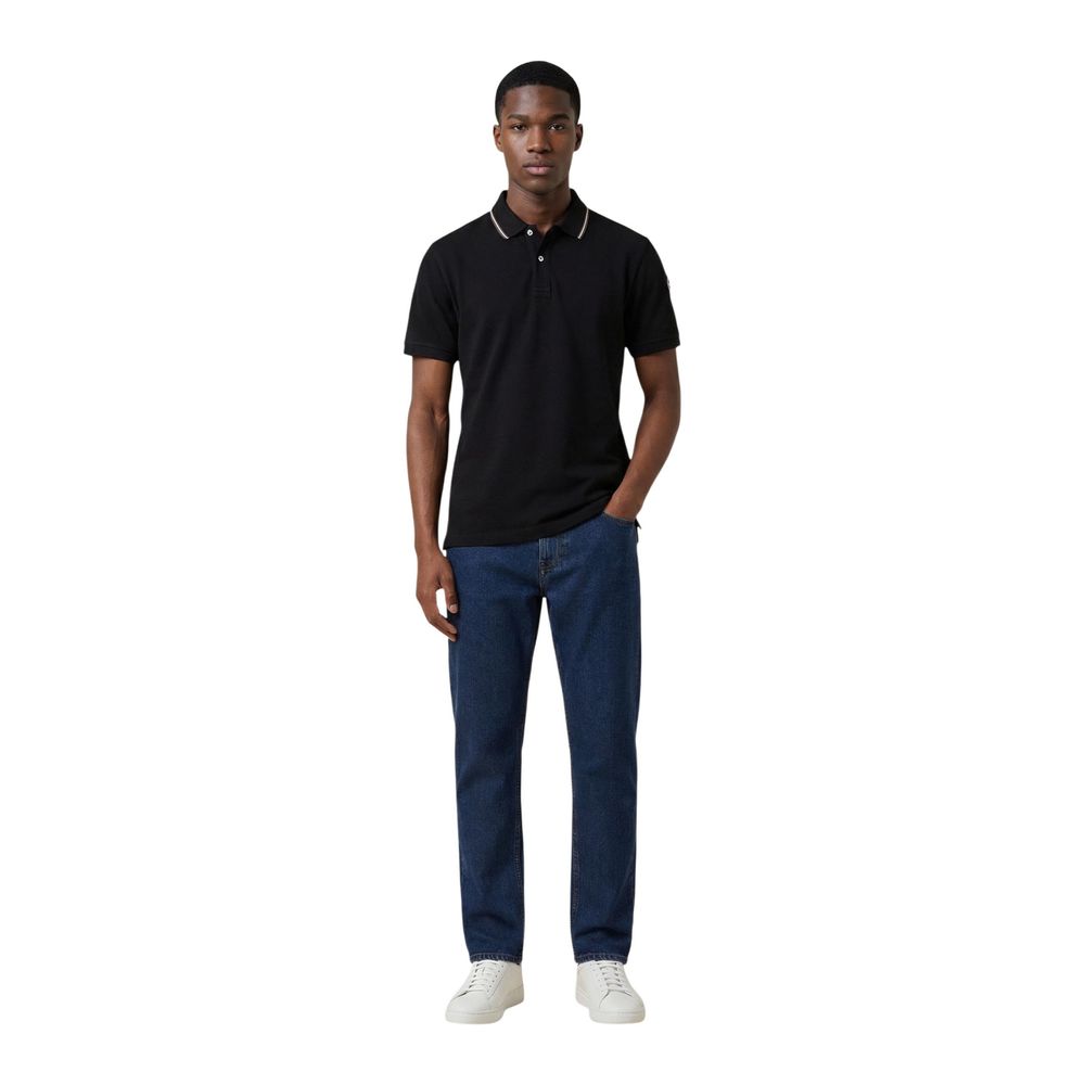 Colmar Originals Black Cotton Polo Shirt | Regal Royce