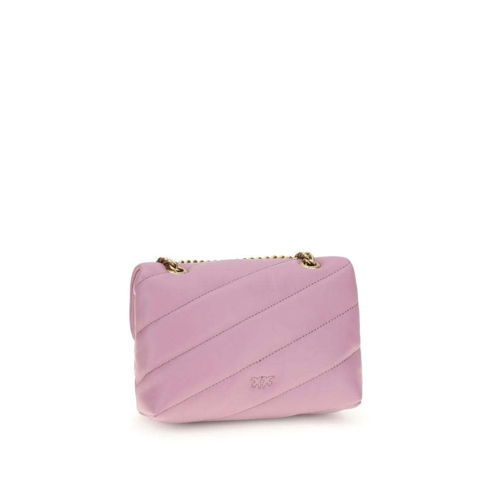 PINKO Purple Calf Leather Bos Taurus Shoulder Bag | Regal Royce