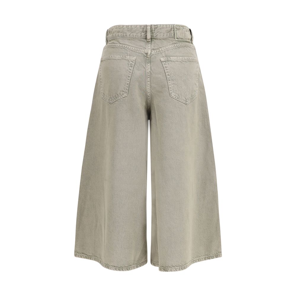 PINKO Beige Lyocell Bermuda Shorts | Regal Royce