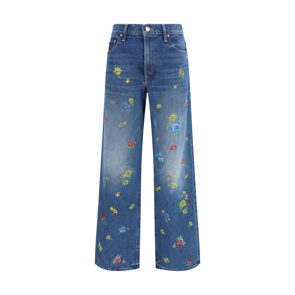 Mother Denim Blue Cotton High-Waisted Jean | Regal Royce