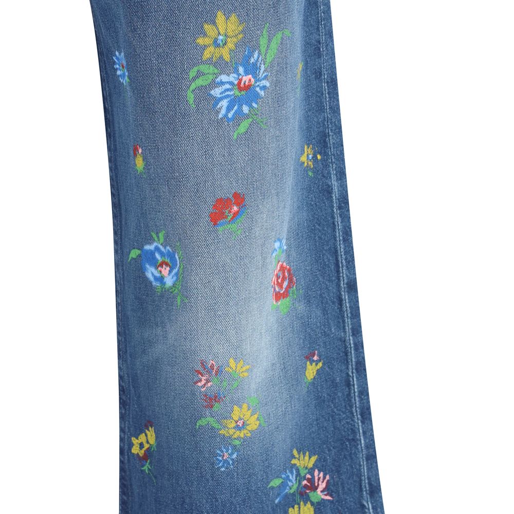 Mother Denim Blue Cotton High-Waisted Jean | Regal Royce