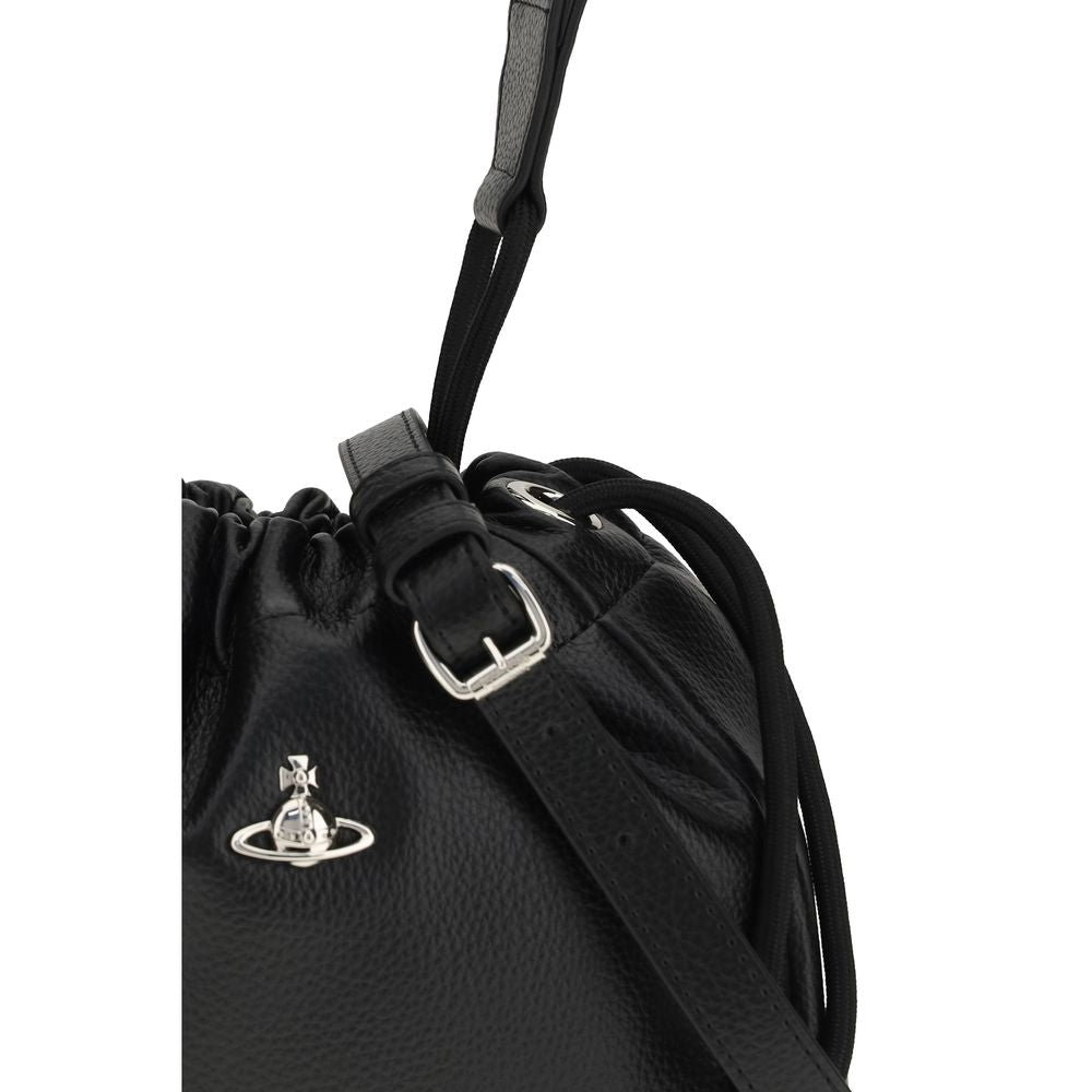 Vivienne Westwood Black Polyethylene Shoulder Bag | Regal Royce