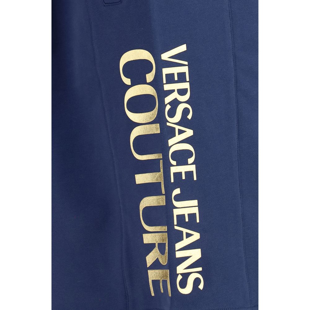 Versace Jeans Blue Cotton Bermuda Shorts | Regal Royce