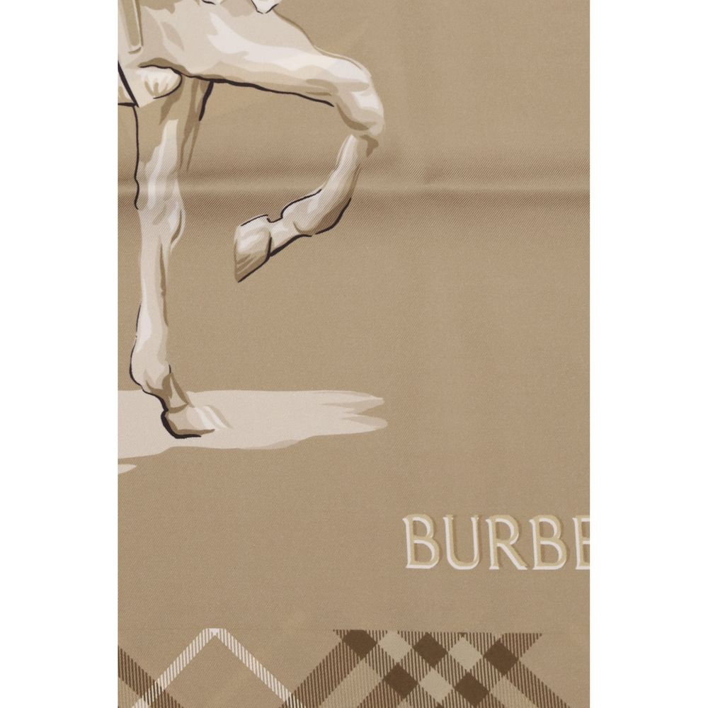 Burberry Beige Silk Scarf | Regal Royce