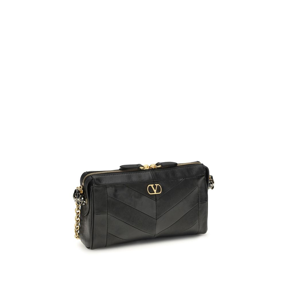 Valentino Garavani Black Lamb Ovis Aries Aries Shoulder Bag | Regal Royce