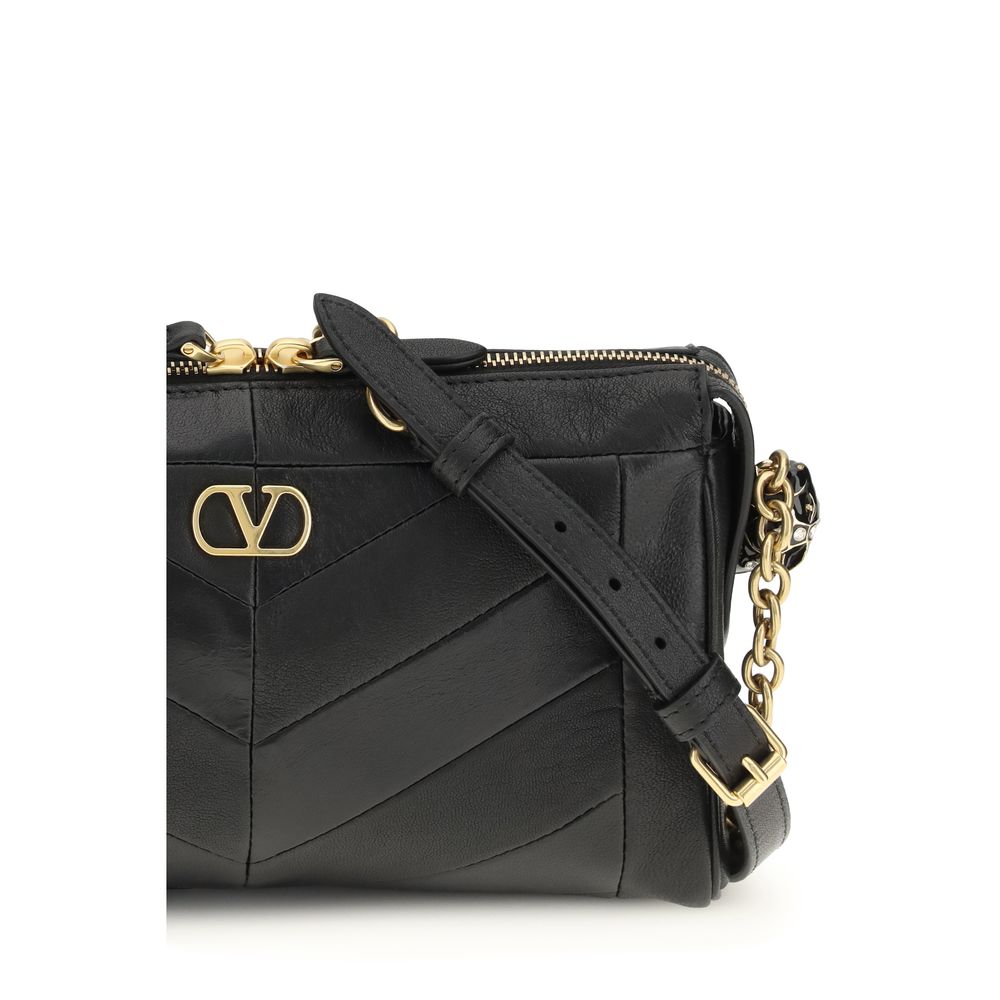 Valentino Garavani Black Lamb Ovis Aries Aries Shoulder Bag | Regal Royce