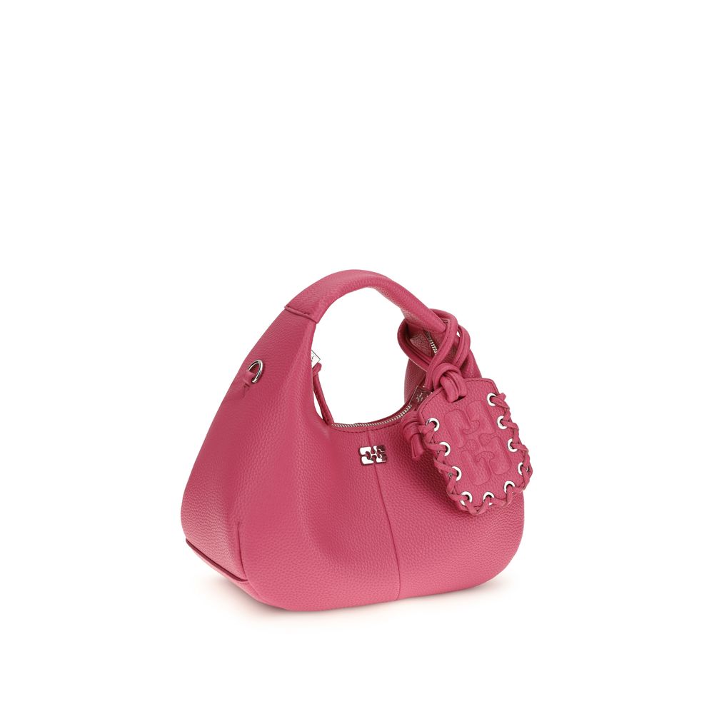 Ganni Multicolor Recycled Polyester Handbag