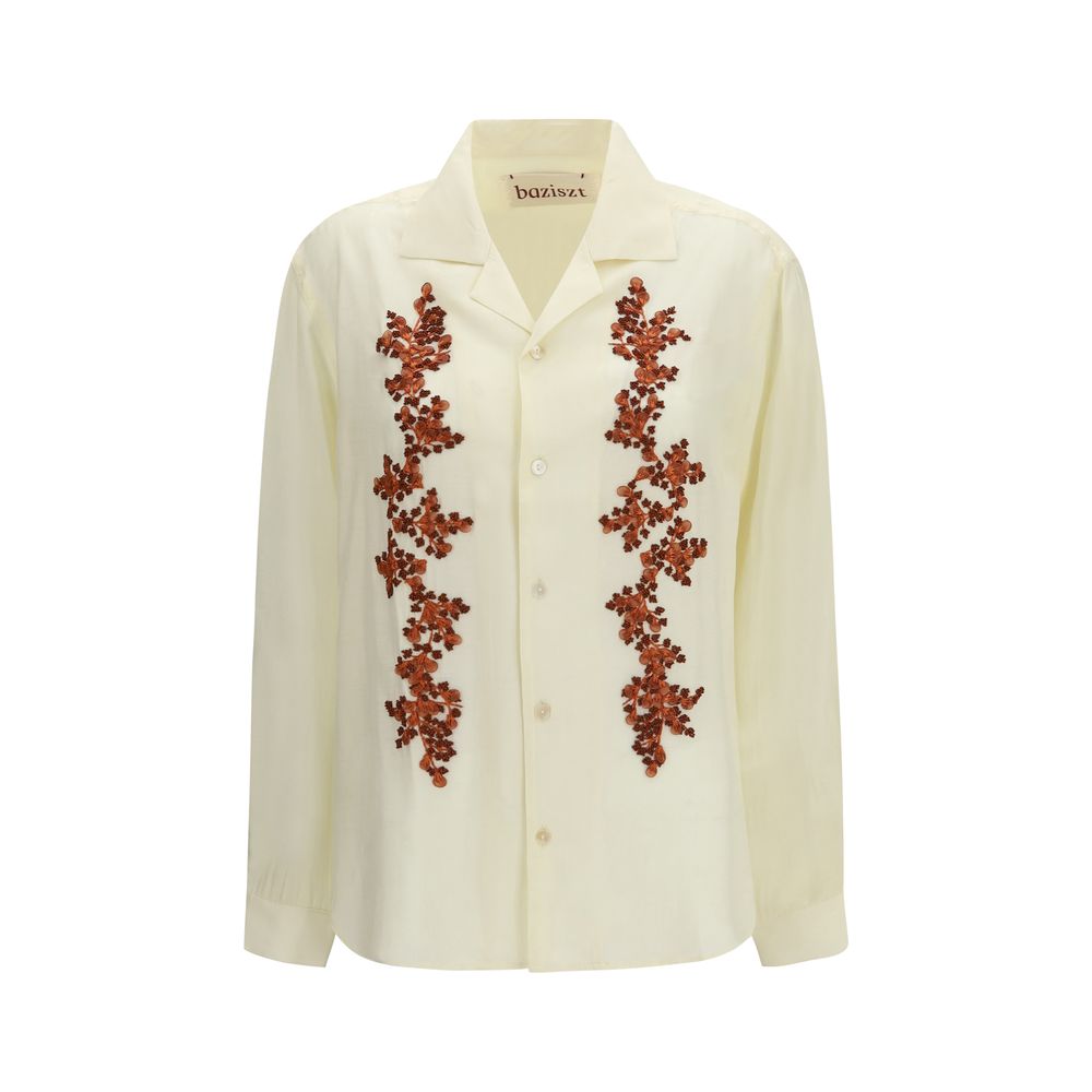 Baziszt Bicolor Cotton Pattern Shirt | Regal Royce