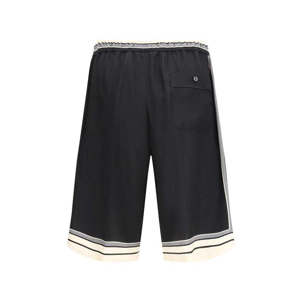 Dolce & Gabbana Multicolor Silk Shorts | Regal Royce