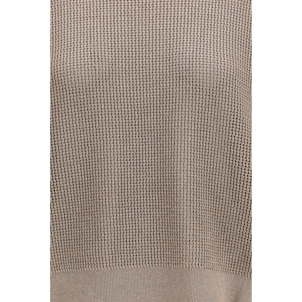 Brunello Cucinelli Gold Cotton Sweatshirt | Regal Royce