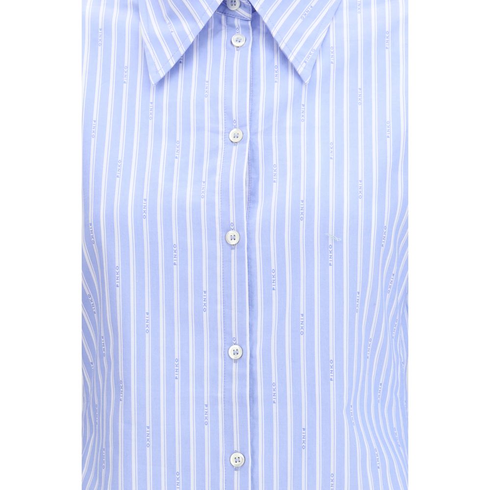 PINKO Blue Cotton Pattern Shirt | Regal Royce