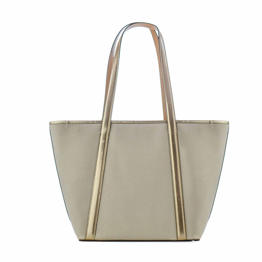 Michael Kors Gold Canvas Tote Bag | Regal Royce