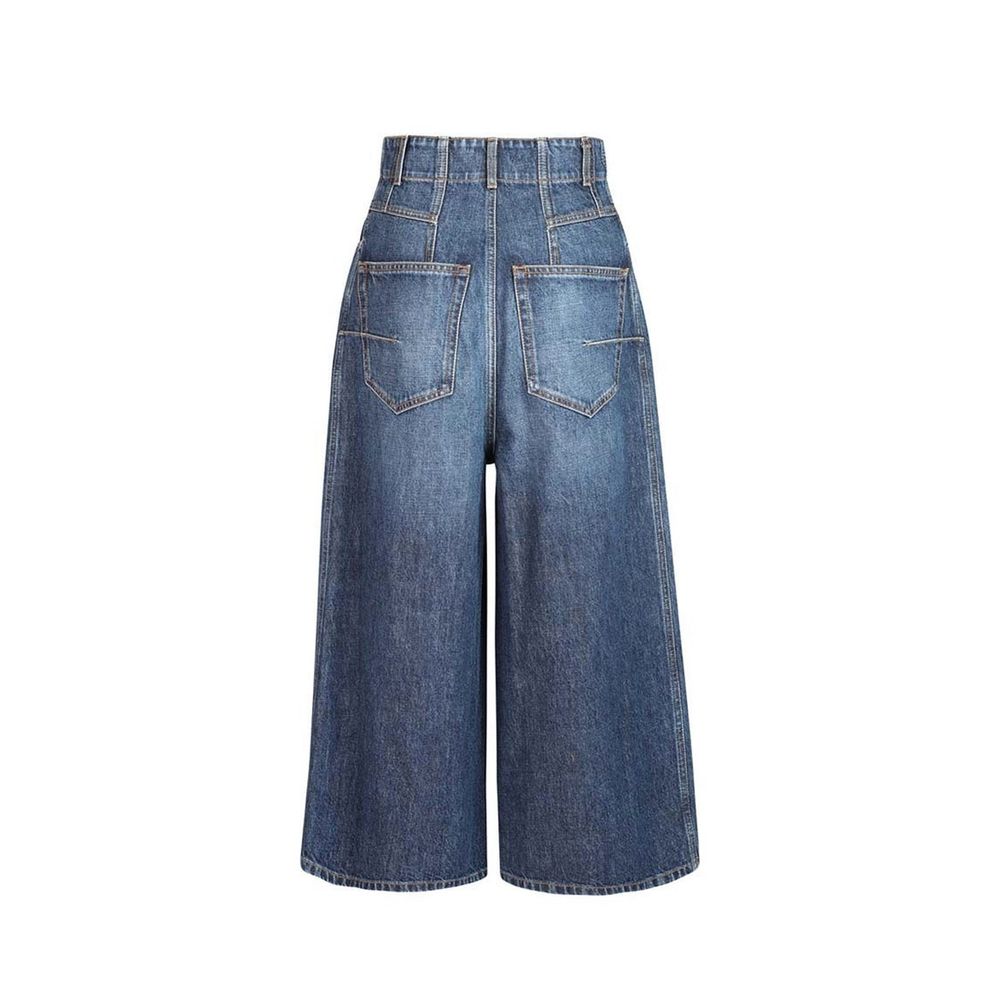 Dior Blue Cotton High-Waisted Jean | Regal Royce