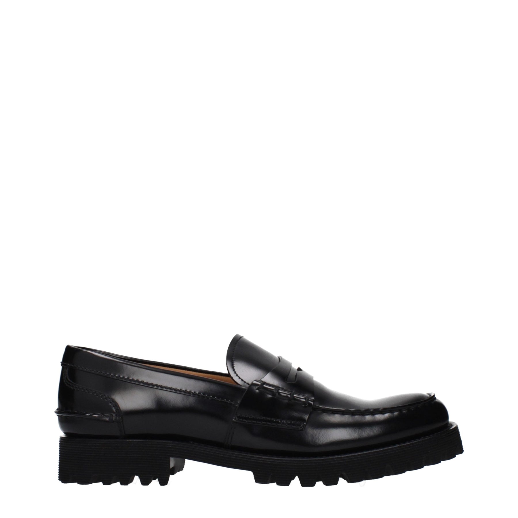 Church's Black Leather Slip-On Loafers | Regal Royce