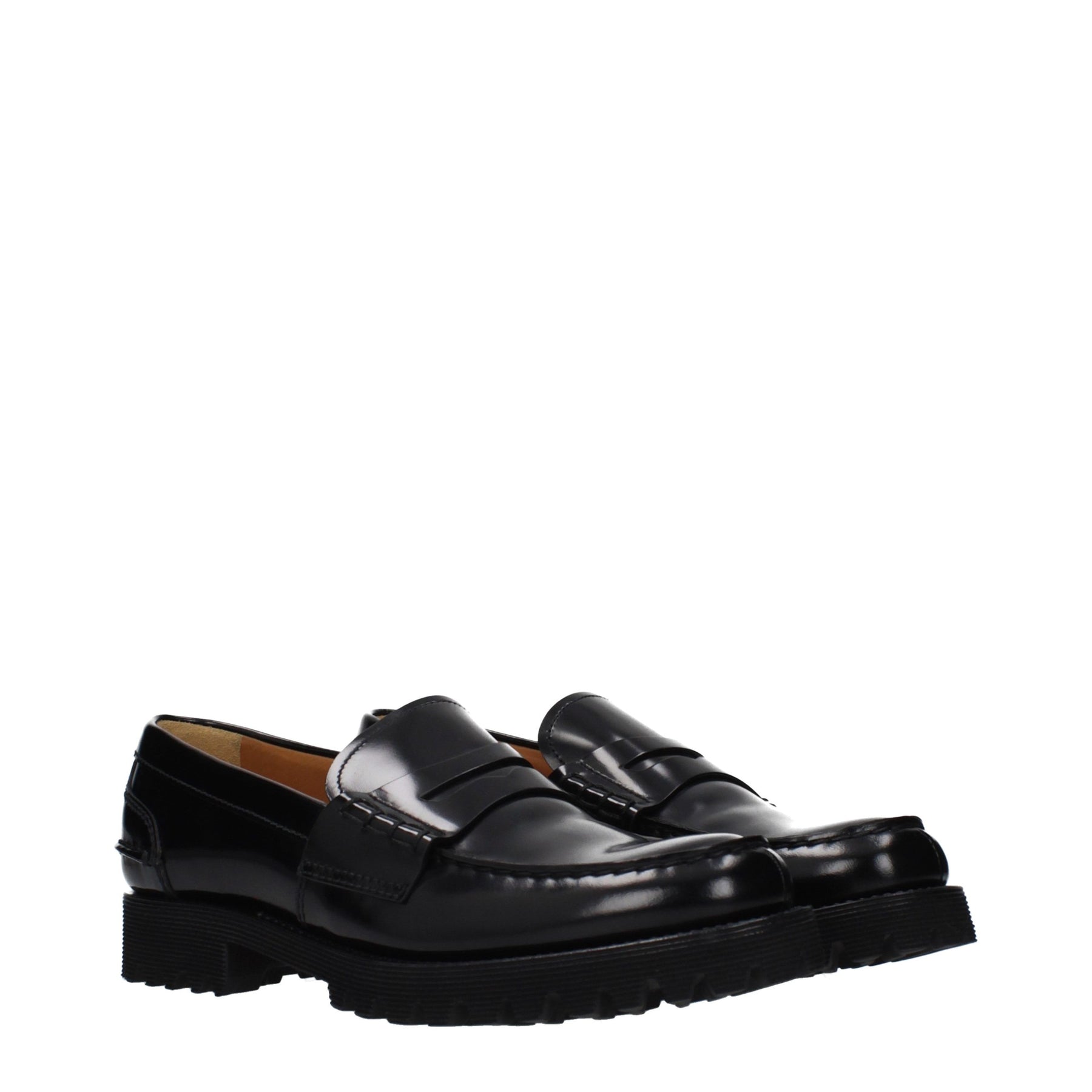 Church's Black Leather Slip-On Loafers | Regal Royce
