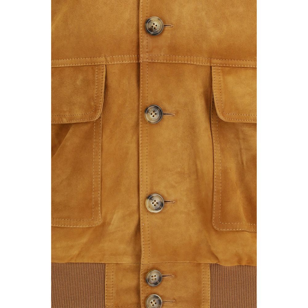 Valstar Brown Goatskin Bomber | Regal Royce