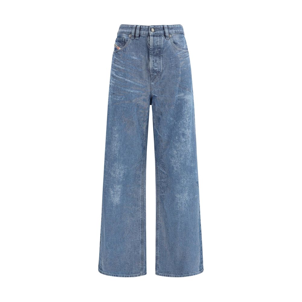 Diesel Blue Cotton Relaxed Fit Jeans | Regal Royce