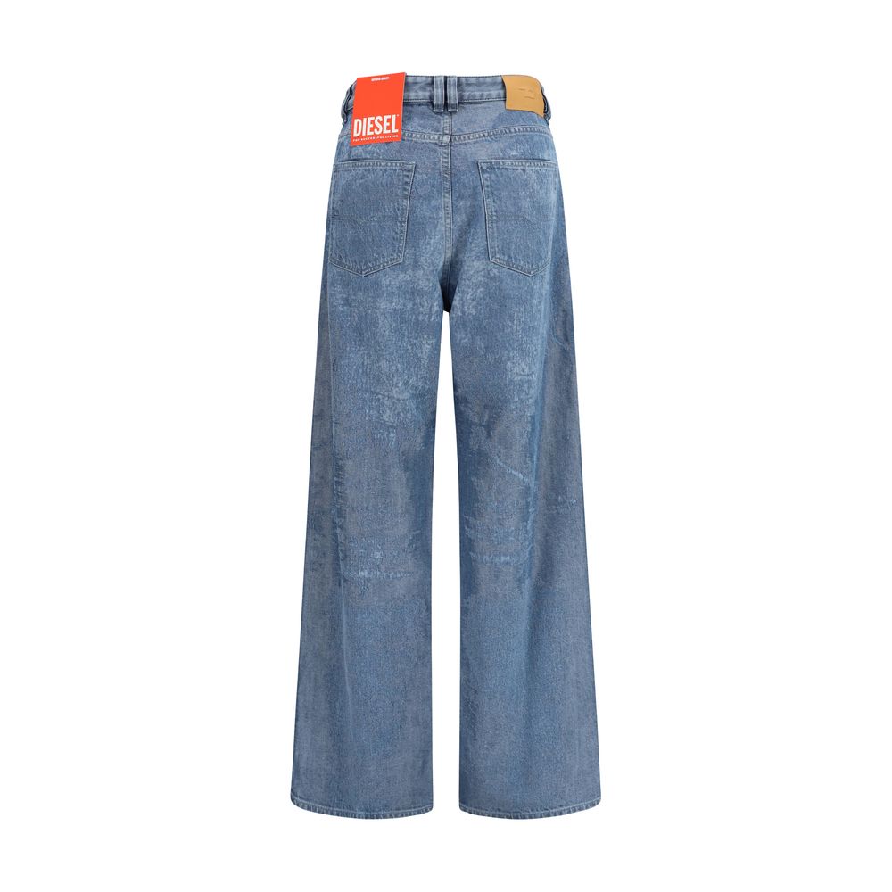 Diesel Blue Cotton Relaxed Fit Jeans | Regal Royce