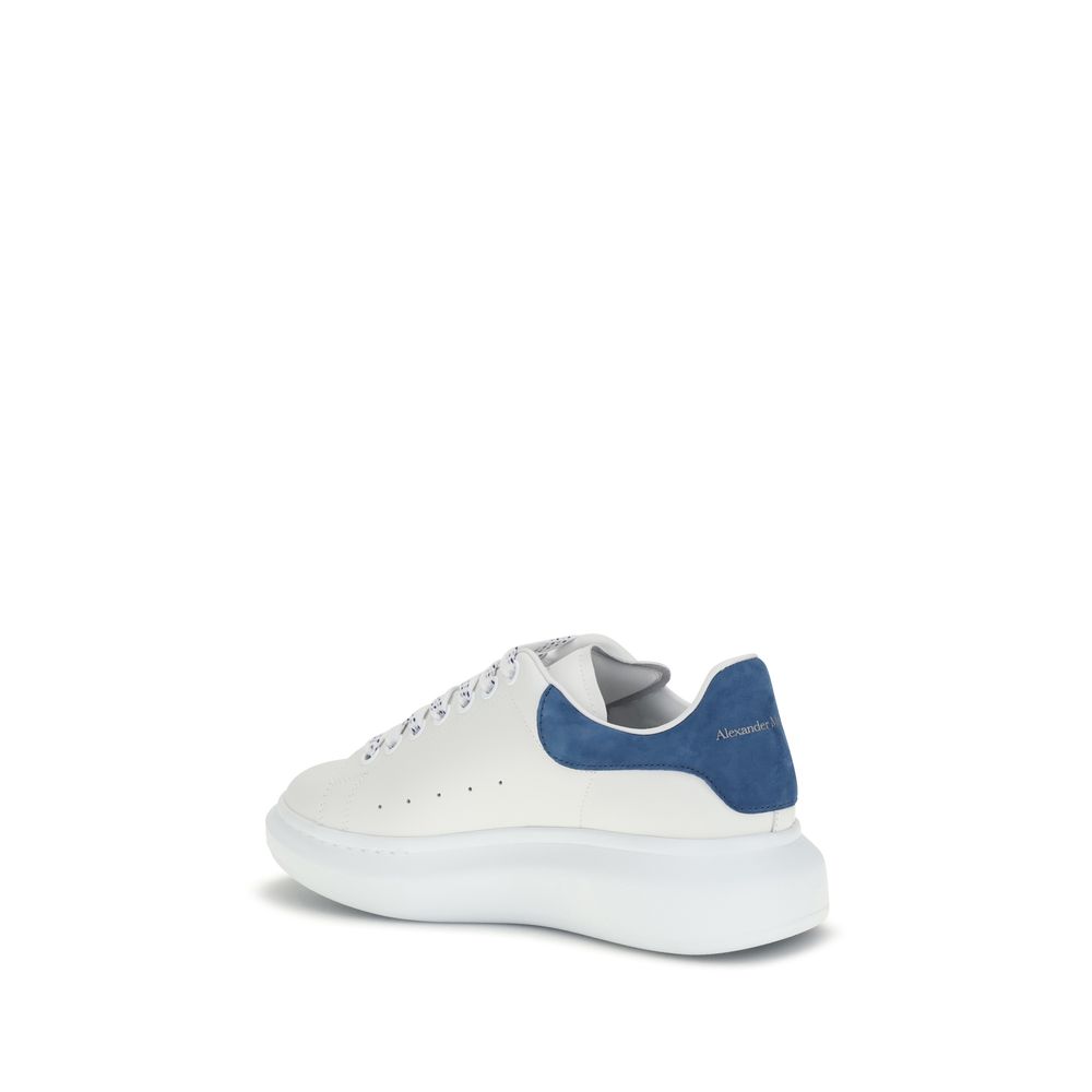 Alexander McQueen White Calf Leather Bos Taurus Platform Sneakers | Regal Royce