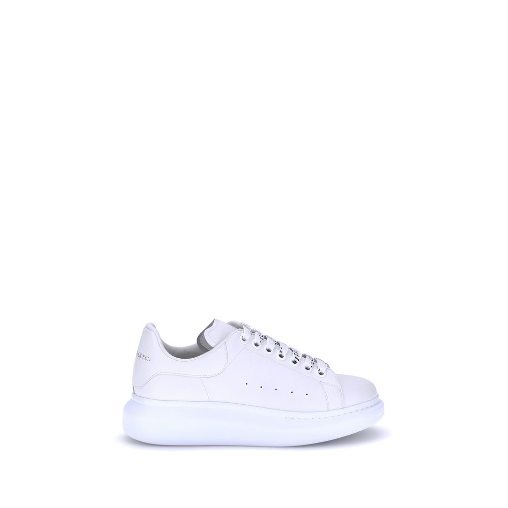 Alexander McQueen White Calf Leather Bos Taurus Platform Sneakers | Regal Royce