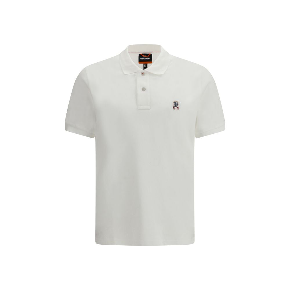 Parajumpers White Cotton Polo Shirt | Regal Royce