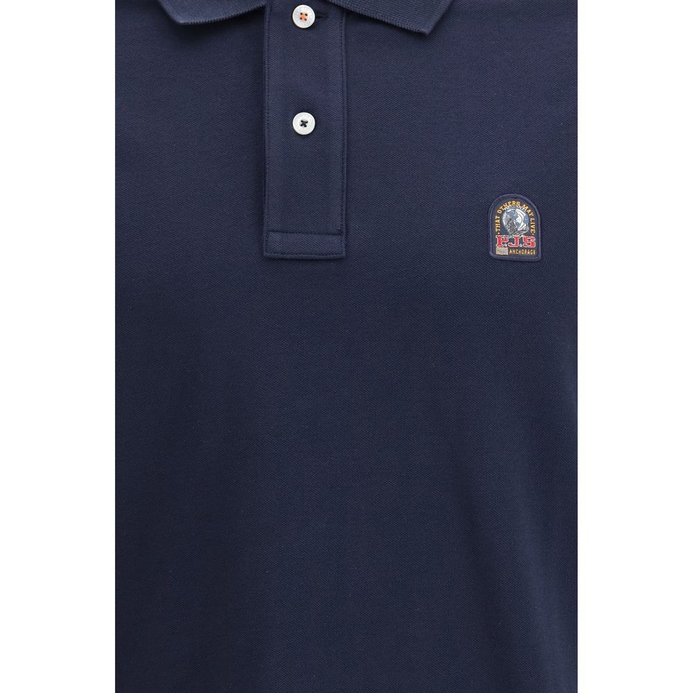 Parajumpers Blue Cotton Polo Shirt | Regal Royce