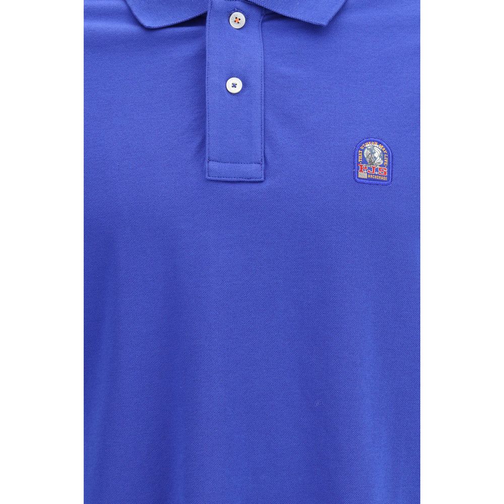 Parajumpers Blue Cotton Polo Shirt | Regal Royce