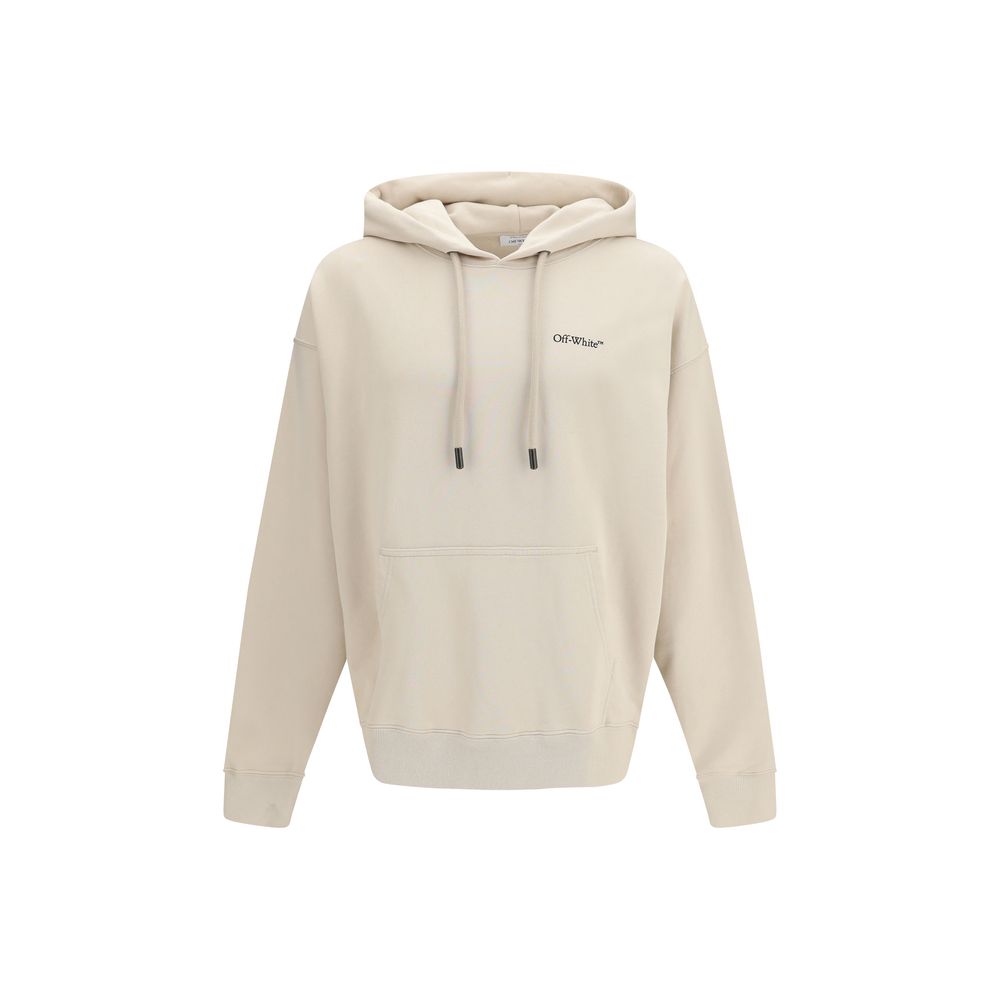 Off-White Beige Cotton Sweatshirt | Regal Royce