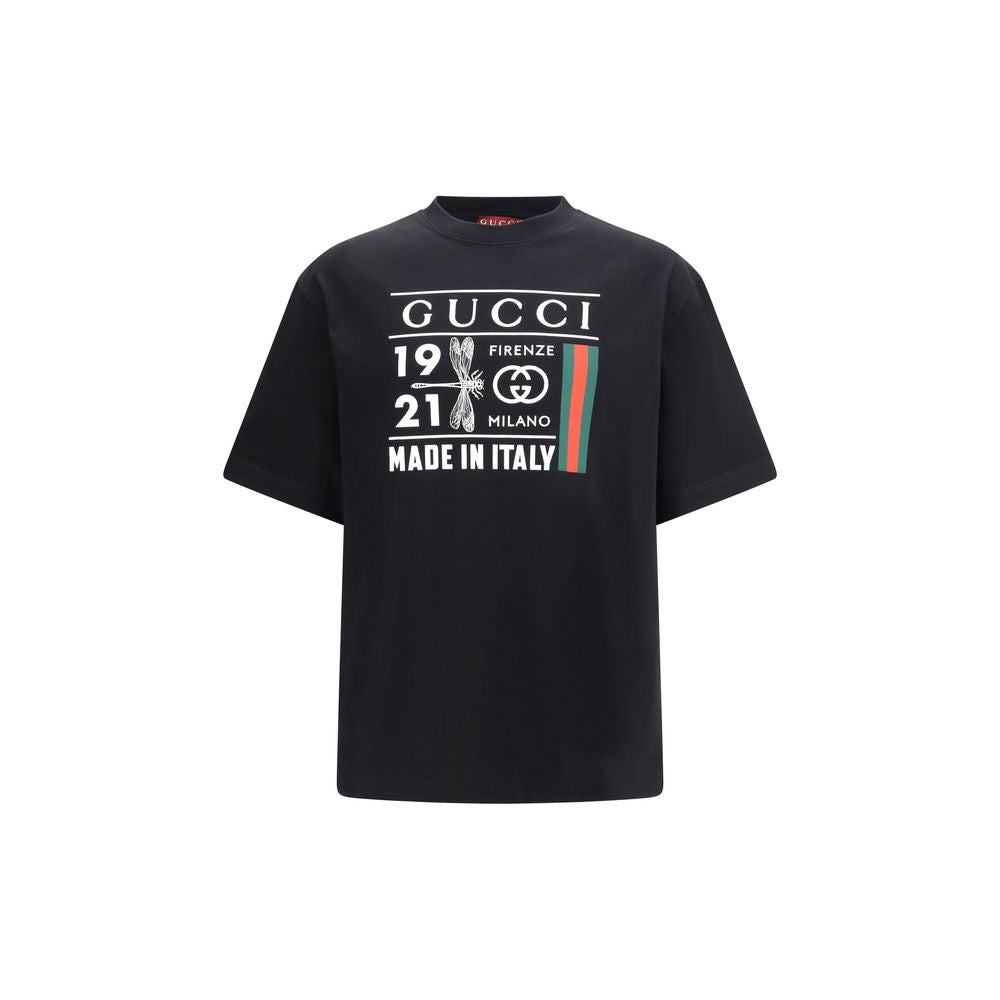 Gucci Black Cotton T-Shirt | Regal Royce