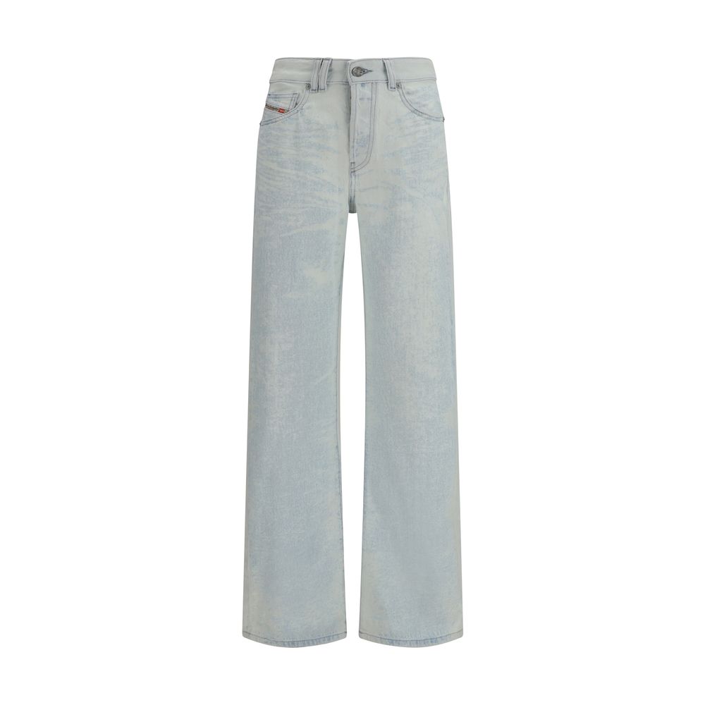 Diesel Blue Cotton Straight-Leg Jeans | Regal Royce