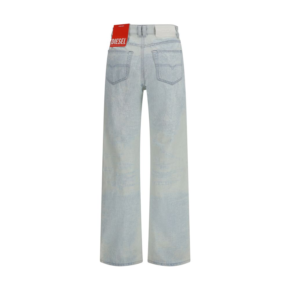 Diesel Blue Cotton Straight-Leg Jeans | Regal Royce