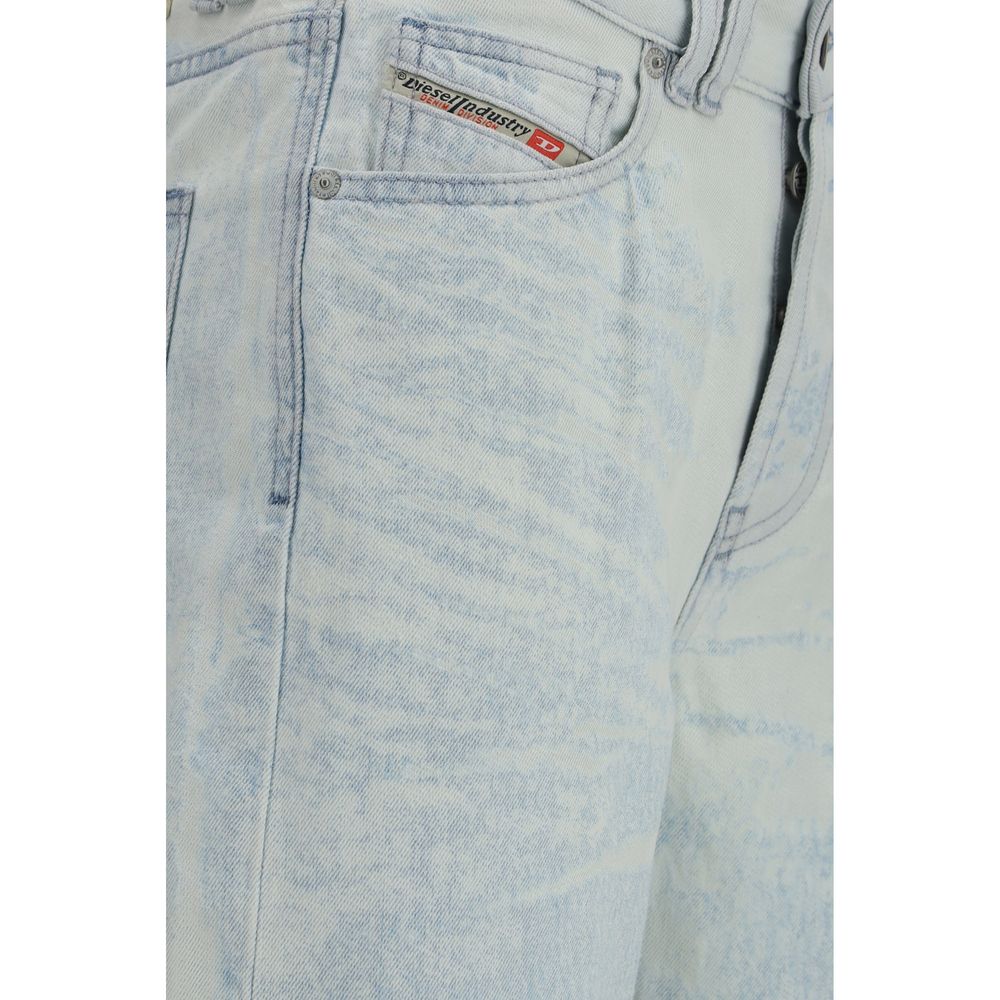 Diesel Blue Cotton Straight-Leg Jeans | Regal Royce