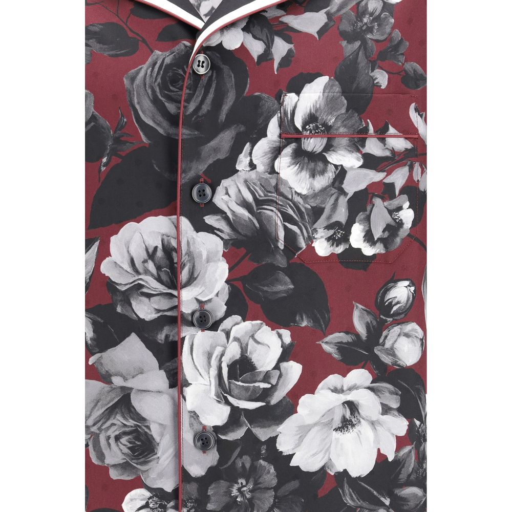 Dolce & Gabbana Multicolor Silk Pattern Shirt | Regal Royce