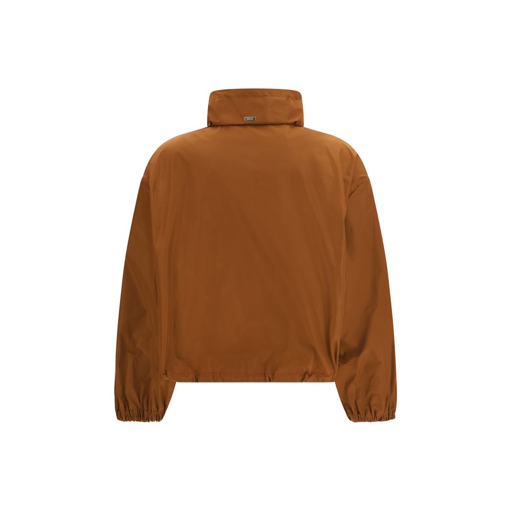 Herno Brown Polyester Rain Coat | Regal Royce