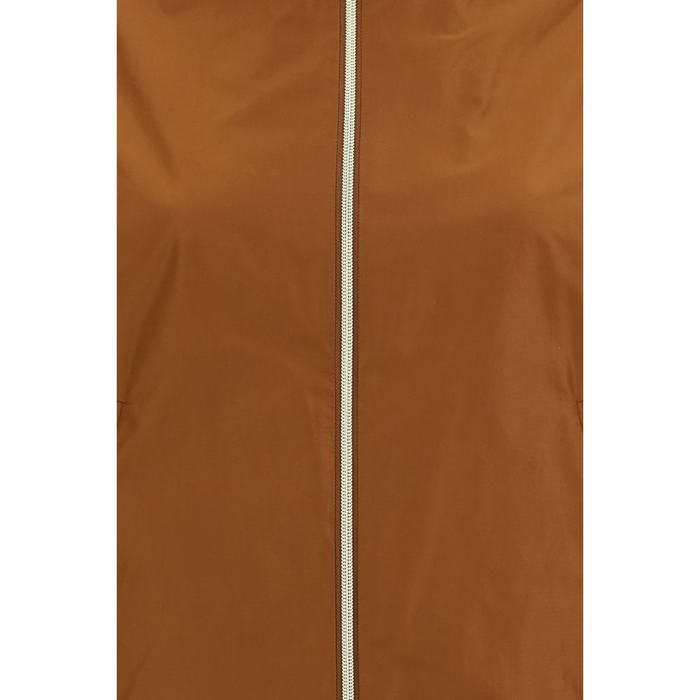 Herno Brown Polyester Rain Coat | Regal Royce