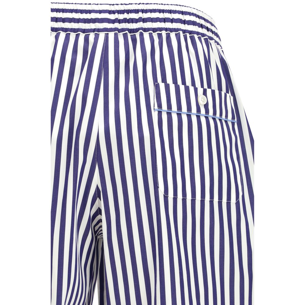 Dolce & Gabbana Multicolor Cotton Bermuda Shorts