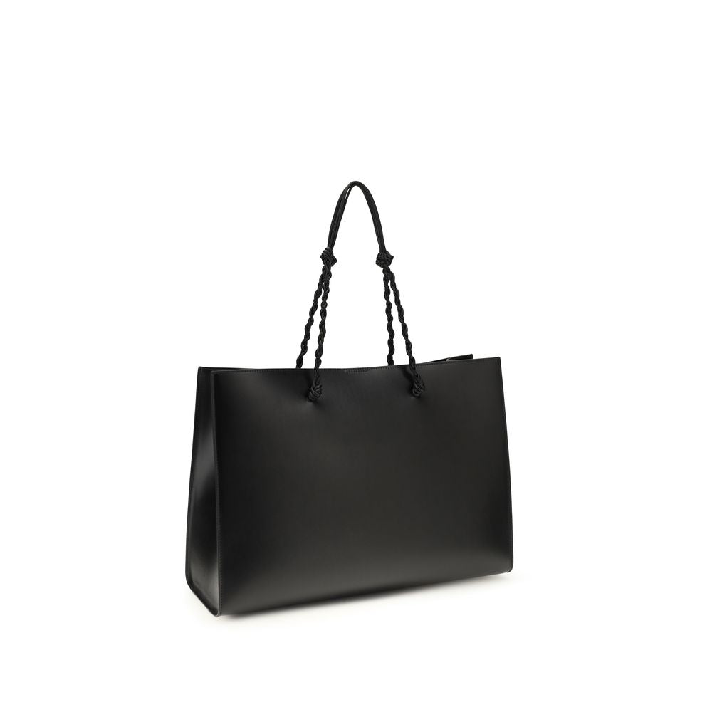 Jil Sander Black Calf Leather Bos Taurus Shoulder Bag | Regal Royce
