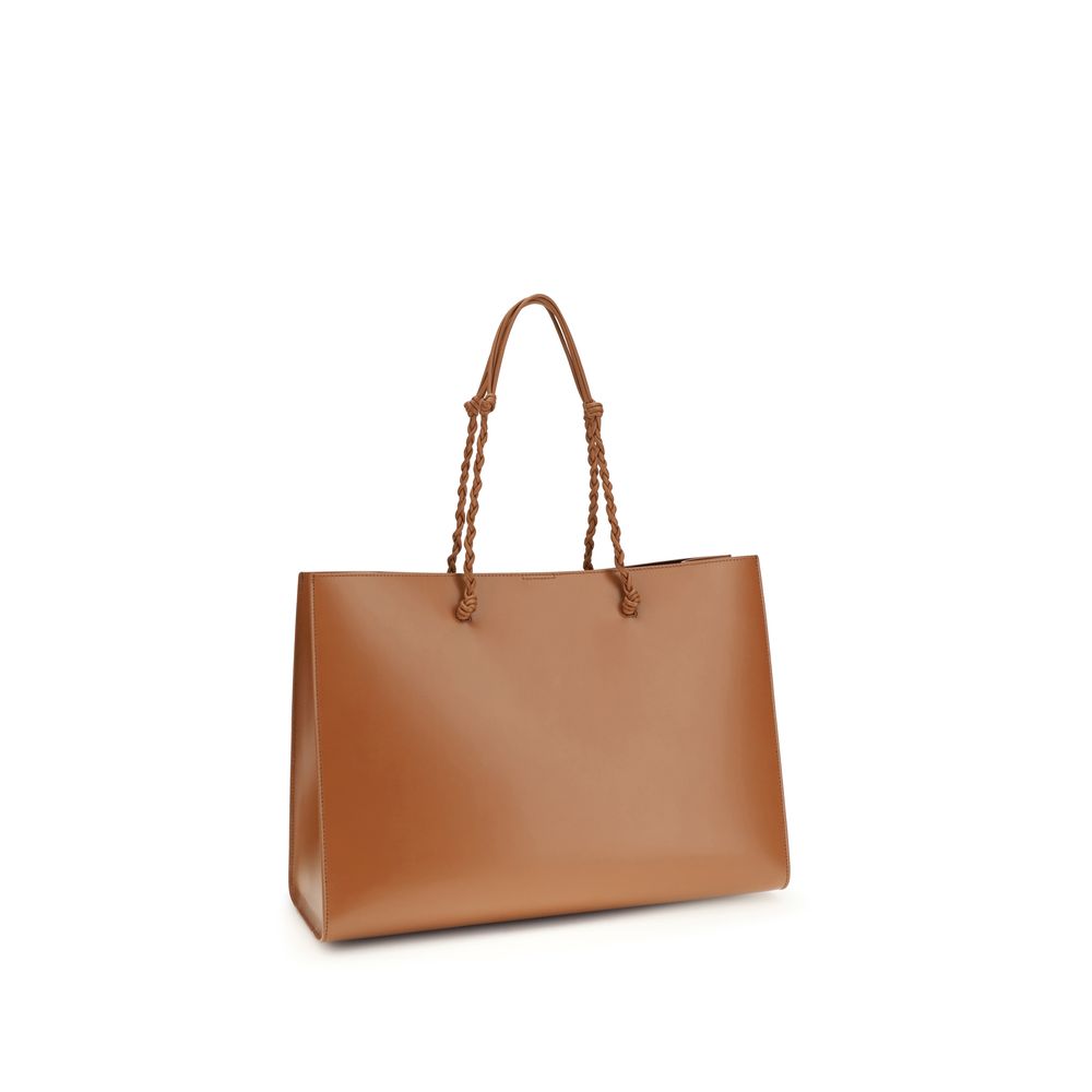 Jil Sander Brown Calf Leather Bos Taurus Shoulder Bag | Regal Royce