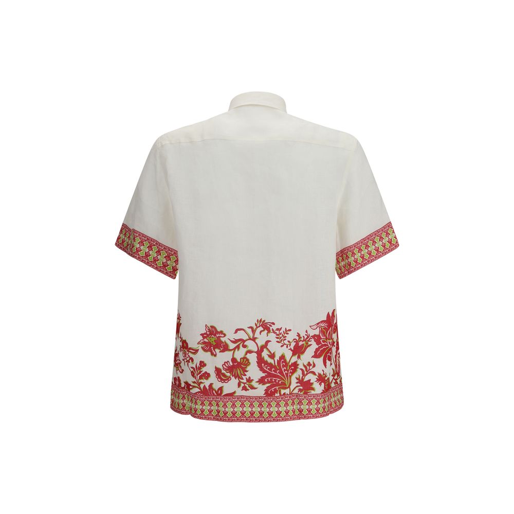 Etro Multicolor Linen Pattern Shirt | Regal Royce